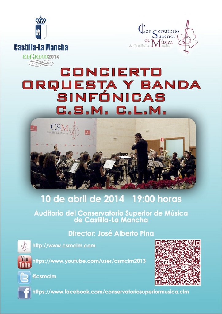 Concierto de la Banda y Orquesta Sinfónicas del CSMCLM
