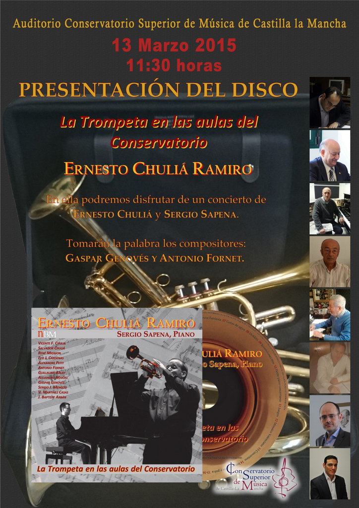Presentación del disco La Trompeta en las aulas del Conservatorio 