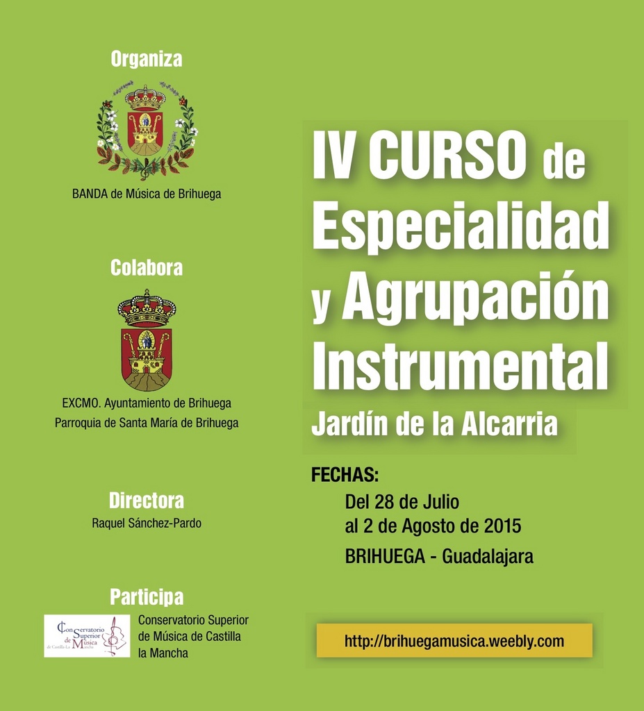 IV Curso de Especialidad Interpretación y Agrupación Instrumental 