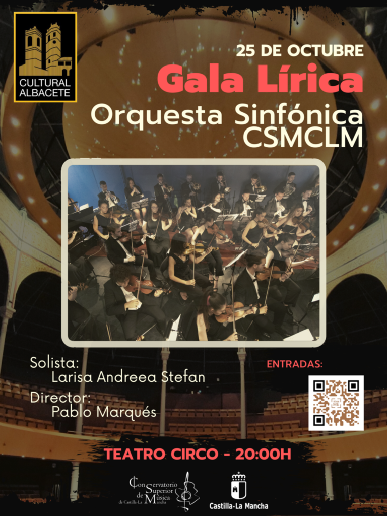 Gala Lírica con la orquesta del CSMCLM